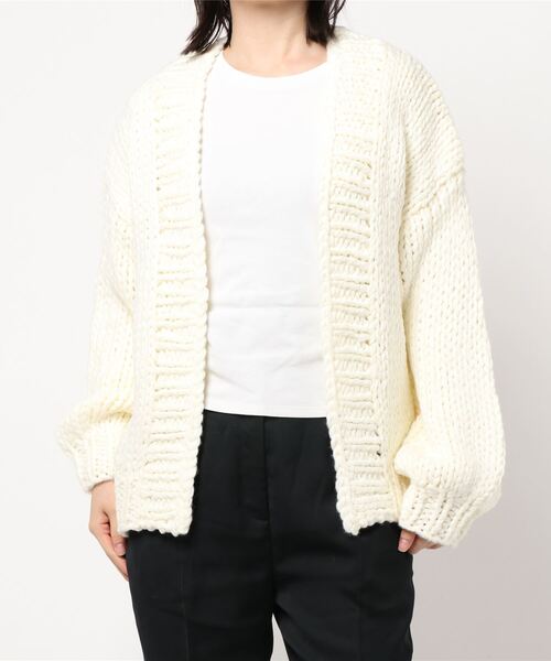 KOBE LETTUCE（神戸レタス） カーディガン ハンドメイドローゲージ