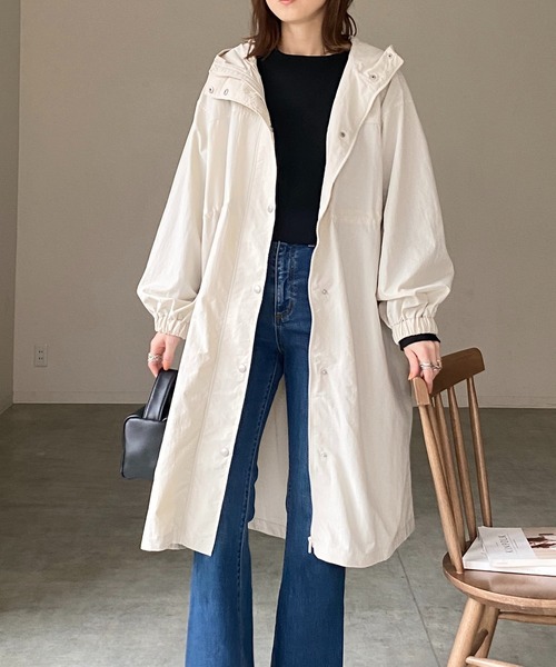 She's Closet モッズコート コート ボリュームスリーブビッグ