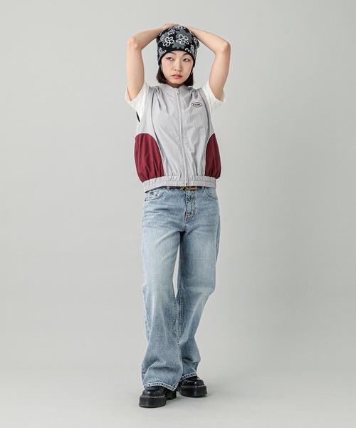 X-girl（エックスガール） ブルゾン ジャンバー 3WAY BICOLOR JACKET