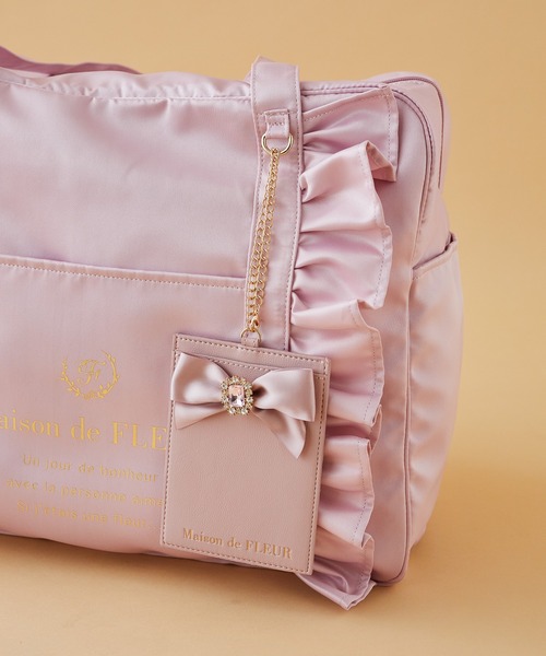 専用☆上マチファスナー付きフリルバッグ＆手帳カバー☆ ジョリー