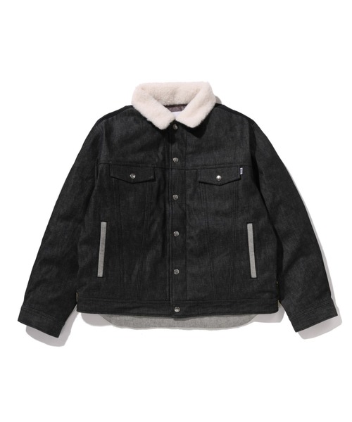 A BATHING APE（アベイシングエイプ） デニムジャケット gジャン DOWN