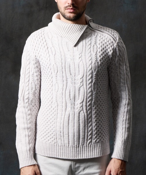 HIDEAWAYS NICOLE（ハイダウェイ ニコル） セーター ニット ケーブル