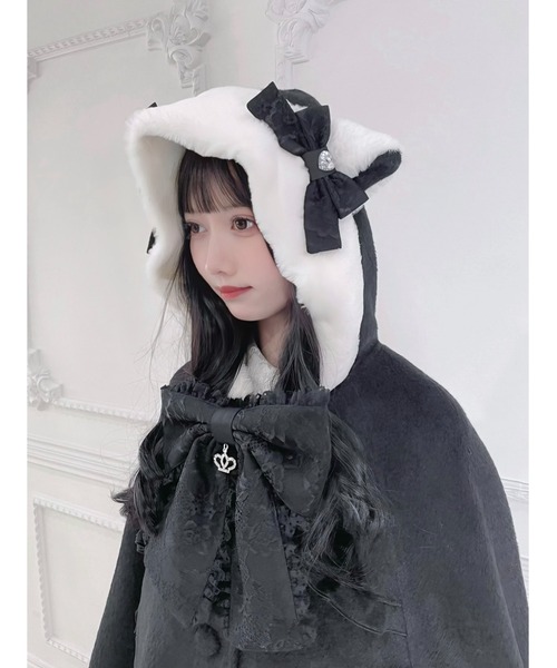 Ank Rouge（アンクルージュ） ポンチョ ネコちゃんポンチョコート