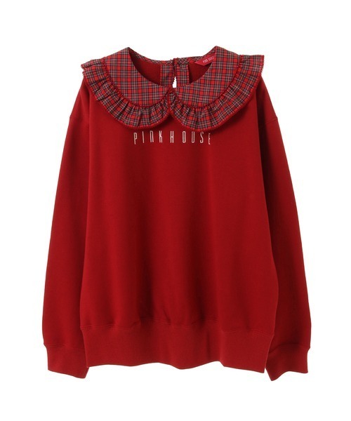 PINK HOUSE（ピンクハウス） トレーナー スウェット タータンチェック