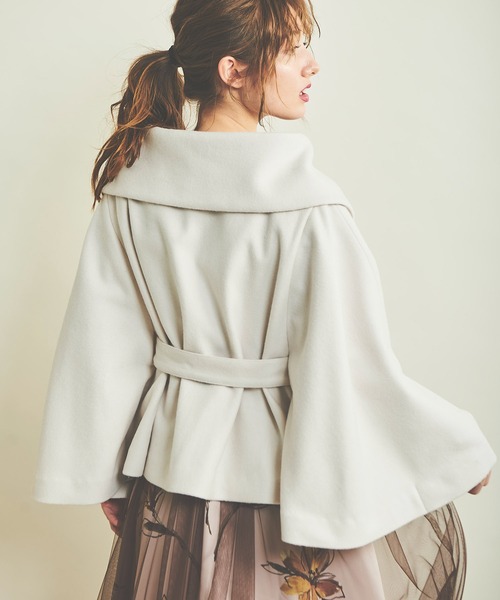 NOELA（ノエラ） ポンチョコート フリー オフホワイト レディース