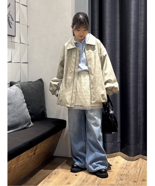 JEANASIS（ジーナシス） ブルゾン アウター ヴィンテージパファー