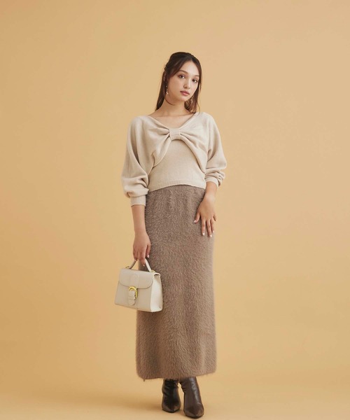 fifth（フィフス） ニット セーター リボンニットアンサンブル