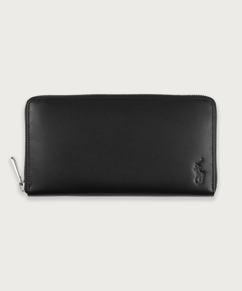 POLO RALPH LAUREN（ポロ・ラルフローレン） 財布 カーフレザー ジップ