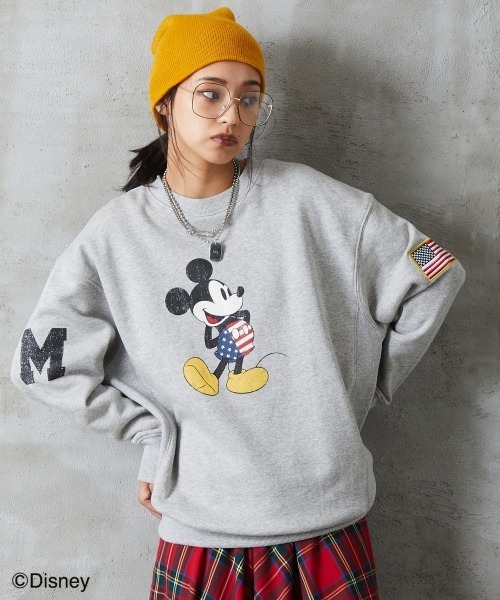 Disney（ディズニー） トレーナー スウェット ミッキー/綿100％裏起毛