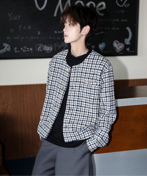 NEOS（KOKUYO） ジャケット ノーカラージャケット 「neos」ルーズ