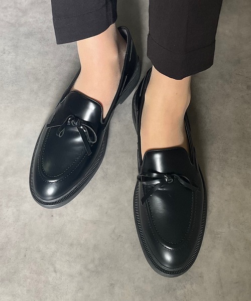 APOM（アポム） ローファー ウォータープルーフリボンローファー 30