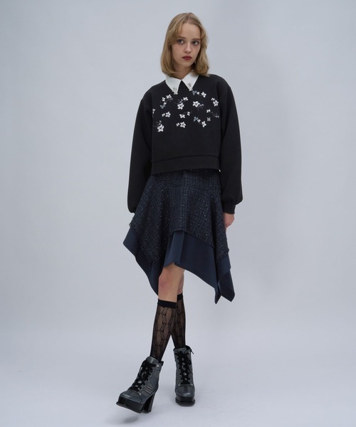 HARE（ハレ） トレーナー スウェット Flowerシシュウスウェット(HARE