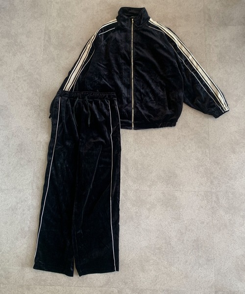 link lot セットアップ 「2点セット」ベロア ライントラック