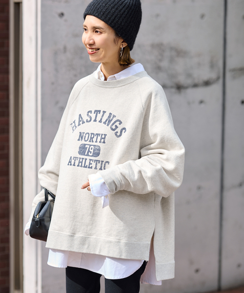 FRAMeWORK（フレームワーク） トレーナー スウェット ラグランポンチョ