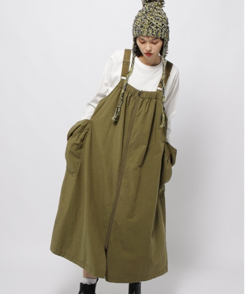 niko and…（ニコアンド） ジャンパースカート ポケットZIPジャンパー