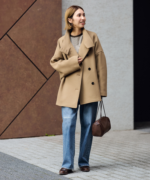 FRAMeWORK（フレームワーク） コート アウター メルトンコクーンコート