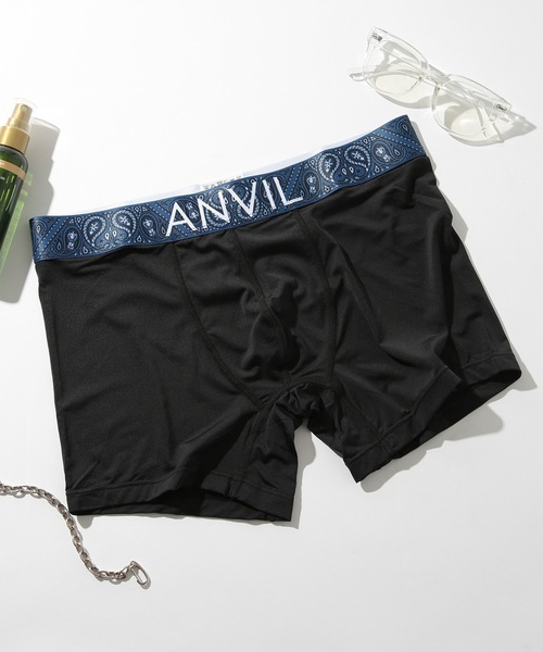 anvil（アンビル） ボクサーパンツ ナイロンペイズリーベルトボクサー