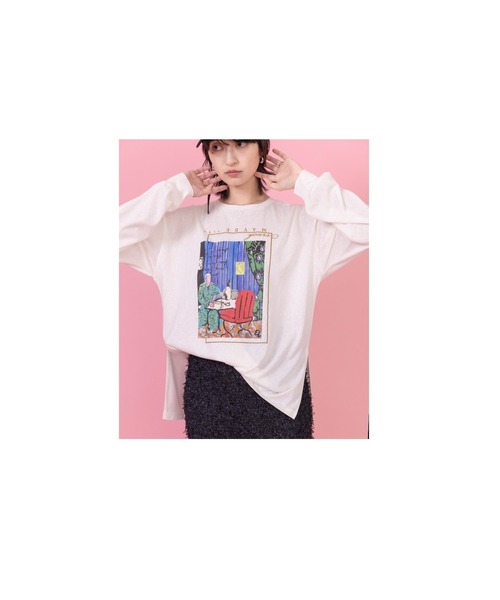 Eimee Law（エイミーロウ） tシャツ アートプリント シアースラブロンT