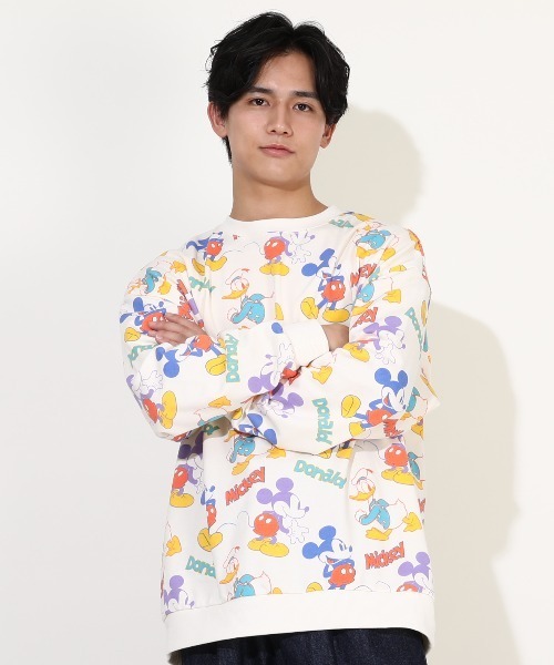 Disney（ディズニー） トレーナー スウェット 親子お揃い 総柄