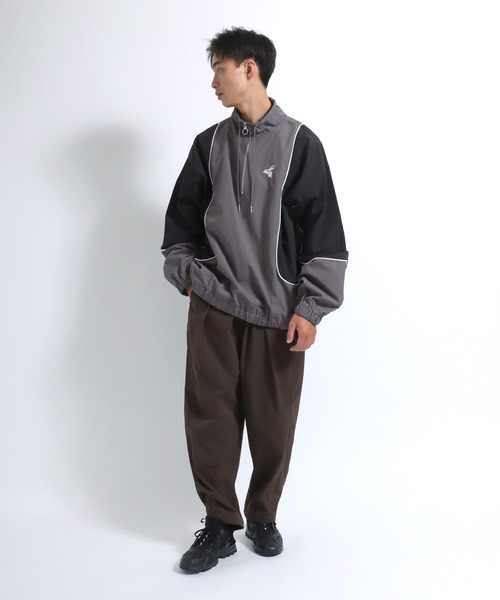 ナイロンジャケット 別注 蜂さんワンポイント刺繍 ナイロンアノラック