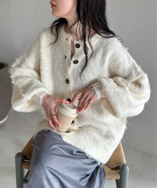 feepur（フェピュール） カーディガン 「ハンドウォッシャブル」ウール