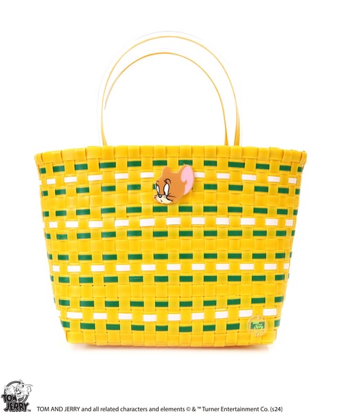 かごバッグ カゴバッグ 「公式」TOM and JERRY PPバンドカゴバッグ