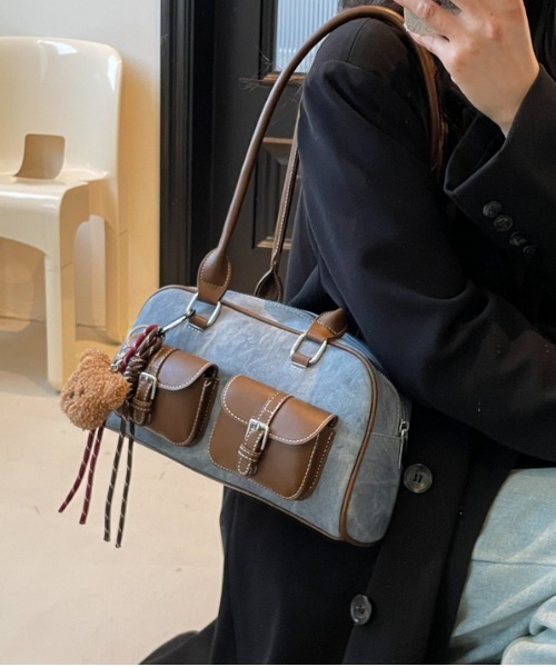 FREE STYLISTS ショルダーバッグ バッグ Y2K レトロマルチポケット