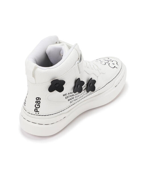 PEARLY GATES（パーリーゲイツ） シューズ 「PEARLY GATES」ロゴ×花柄