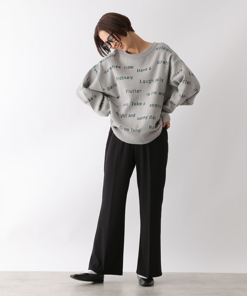 LEPSIM（レプシィム） スラックス パンツ よく伸びスラックスパンツ