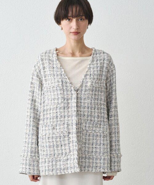 Loungedress（ラウンジドレス） ジャケット ノーカラージャケット