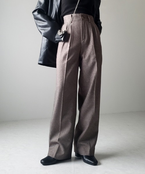 me+em select（ミームセレクト） スラックス パンツ 「 選べる17色