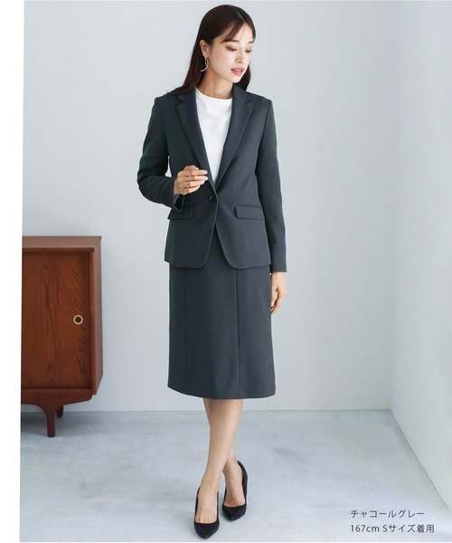 セットアップ 「洗濯機OK♪ストレッチで動きやすい♪シワになりにくい