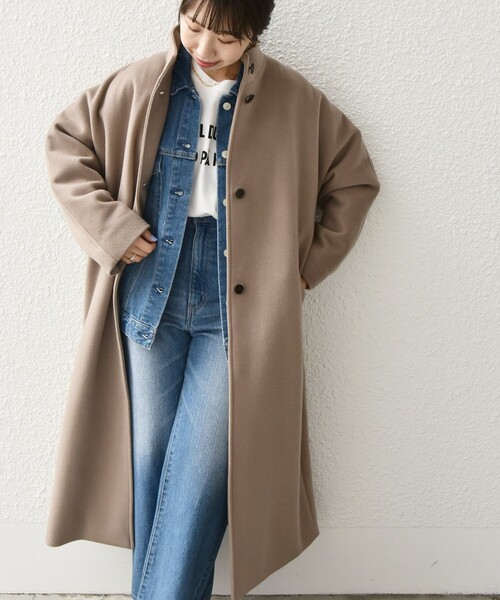 SHIPS any アウター 「WEB限定」SHIPS any: ノンミュールジングウール