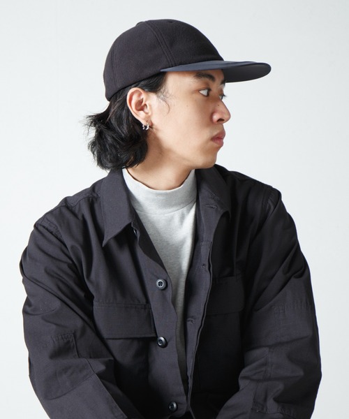 RACAL（ラカル） キャップ 帽子 Freece-Nylon Long-Bill Cap