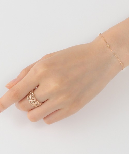 agete（アガット） ブレスレット K18ブレスレット レディース