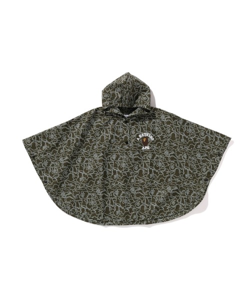 A BATHING APE（アベイシングエイプ） レインコート カッパ NEON CAMO