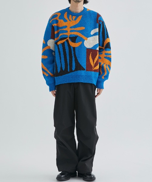 KHOKI（コッキ） ニット 【KHOKI / コッキ】Intarsia-knit jumper