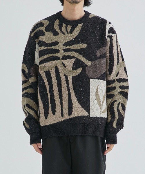 KHOKI（コッキ） ニット 【KHOKI / コッキ】Intarsia-knit jumper