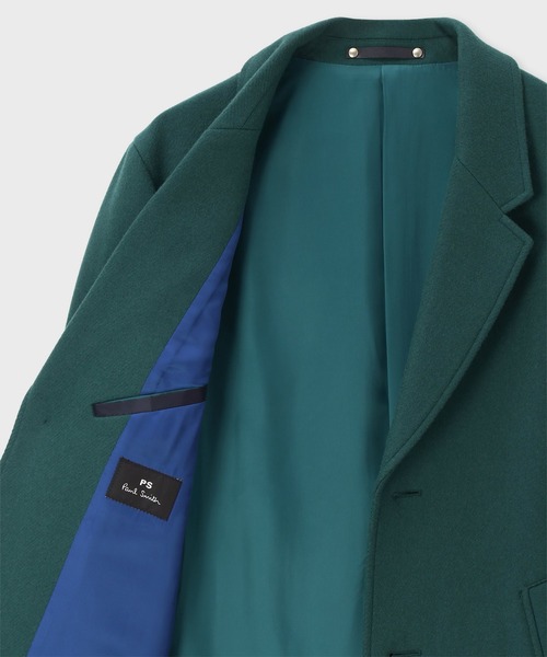 PS Paul Smith チェスターコート コート ブラッシュドメルトンツイル