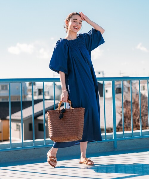 FREAK'S STORE（フリークスストア） ワンピース インド 5分袖2WAY