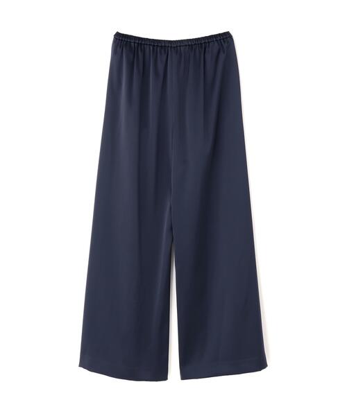 LE PHIL（ル フィル） パンツ クラシックサテンパンツ レディース