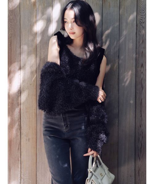 SNIDEL（スナイデル） ニット セーター ラメニットアンサンブルプル