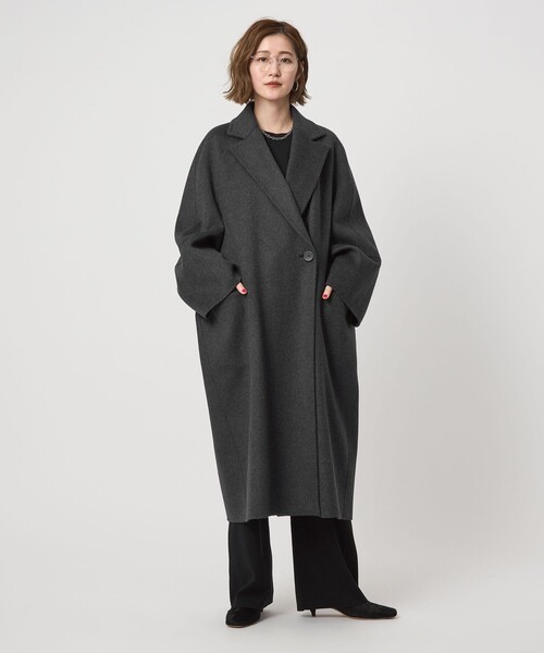 conte コート チェスターコート 「conte」ダブルブレスト リバーコート