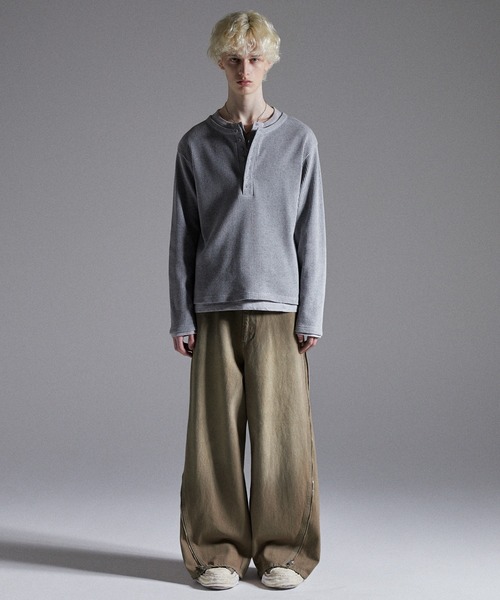 GRANCY ジーンズ 「GRANCY」ZipDesign Buggy DenimPants / ジップ