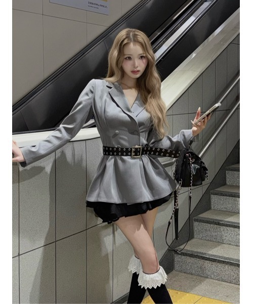 Darich（ダーリッチ） コート アウター パネルデザインシルエットぺ