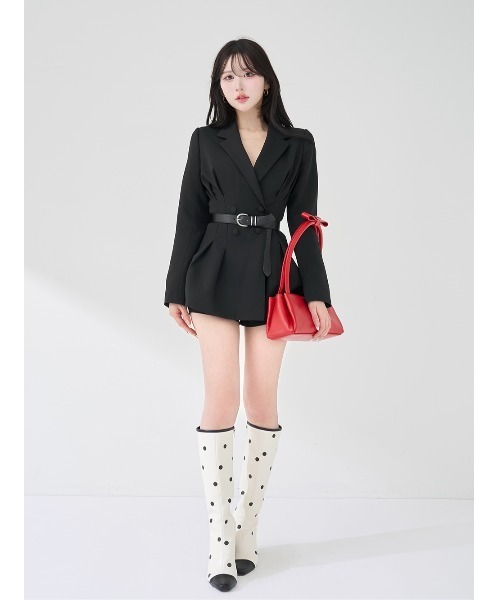 Darich（ダーリッチ） コート アウター パネルデザインシルエットぺ