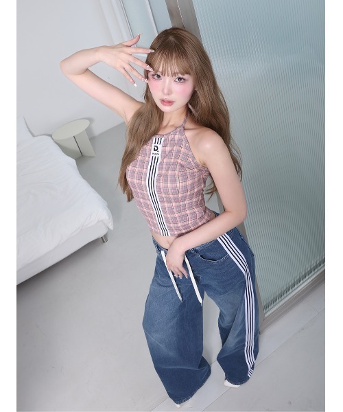 Darich（ダーリッチ） リメイクライクチェックアメスリトップス