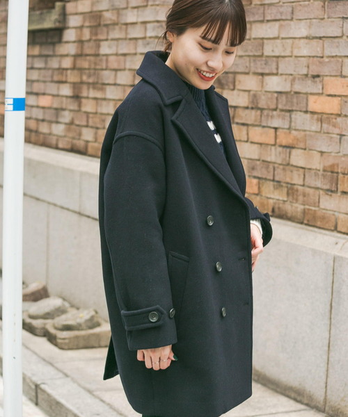 FORK&SPOON（フォークアンドスプーン） ピーコート pコート オーバーP