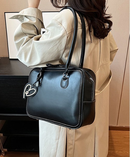 FREE STYLISTS ショルダーバッグ バッグ Y2K メタリック ボストン