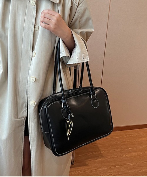 FREE STYLISTS ショルダーバッグ バッグ Y2K メタリック ボストン